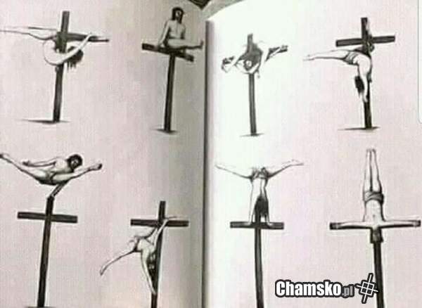 Jezus akrobata.
