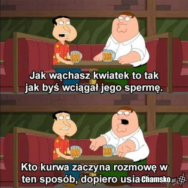 Wąchaj kija.