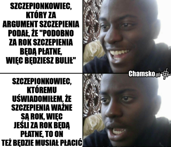 Dziwny argument szczepień