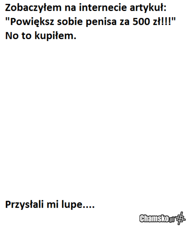 oszukali mnie!