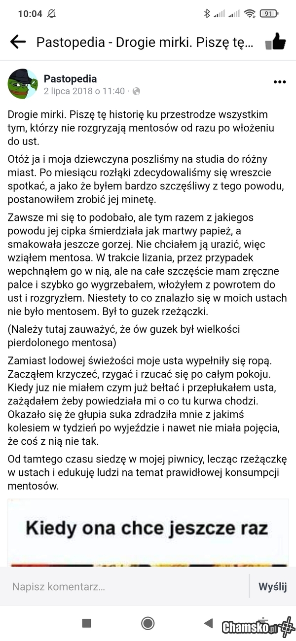 Chleba se weź, bez chleba to się nie najesz.