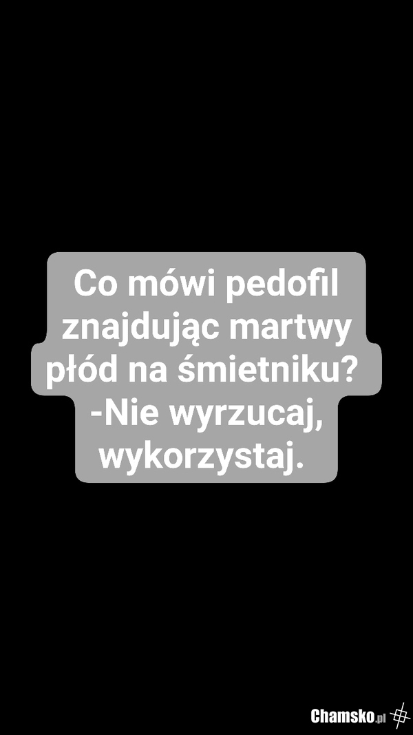 Pedofil na śmietniku