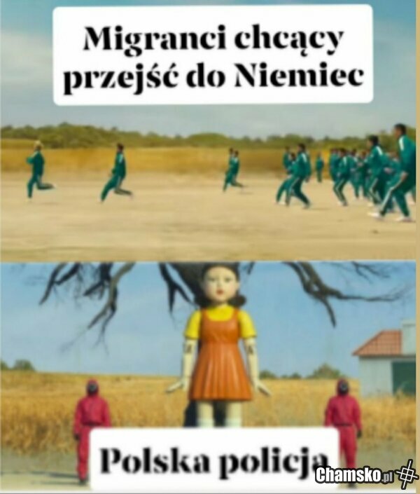 Squid game in Poland