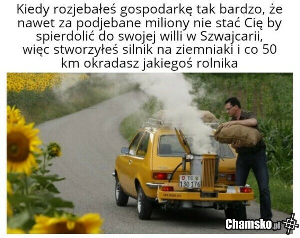 Mateo! Zatankuj wcześniej.