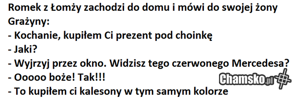 Romek z Łomży i prezent pod choinkę