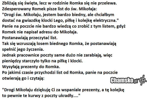 Romek z Łomży i prezent pod choinkę cz. III