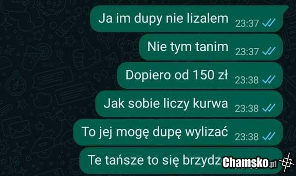 się brzydzę