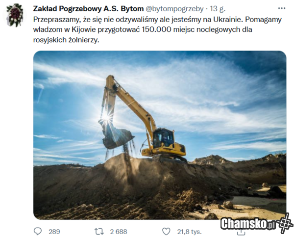 Miejsca noclegowe dla ruskich.