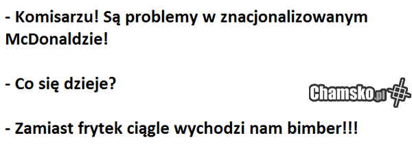 troche przypał