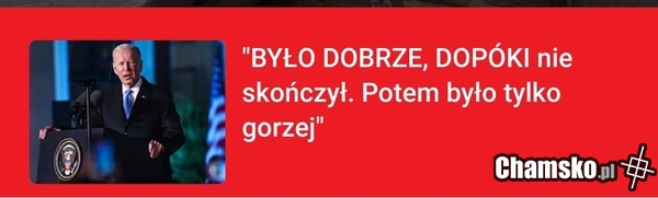 Prezydent o wizycie Bidena
