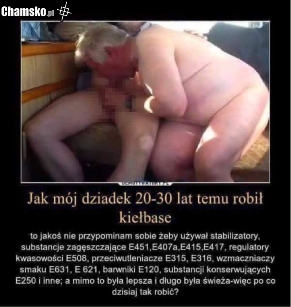 Kiełbasa domowej roboty.