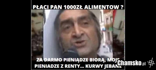 Cygan musi placic alimenty