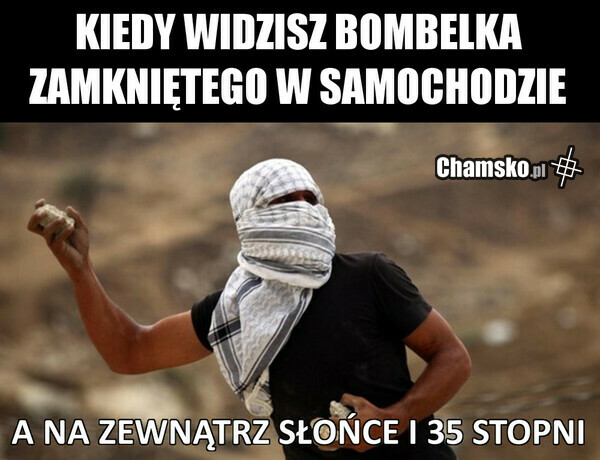 Bombelek w samochodzie