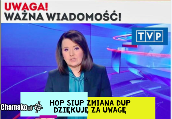 Właśnie się dowiedziałem