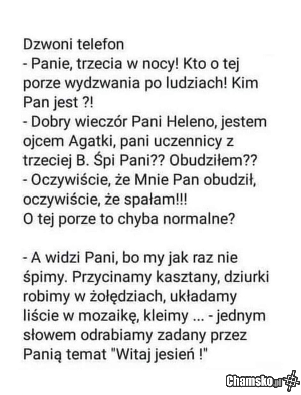 Witaj jesien!