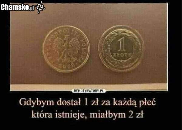 Złotówka za płeć