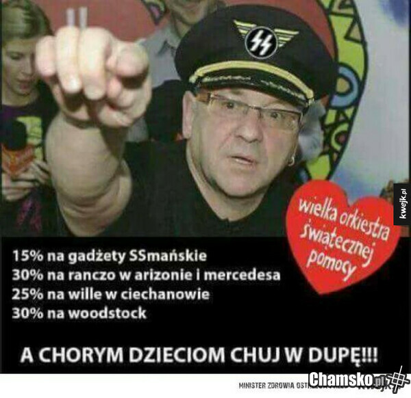 Chuj w dupę chorym dzieciom.