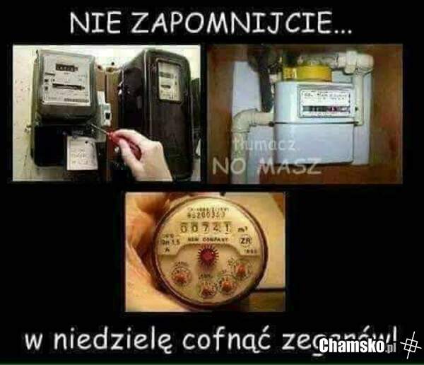 Cofanie zegarów