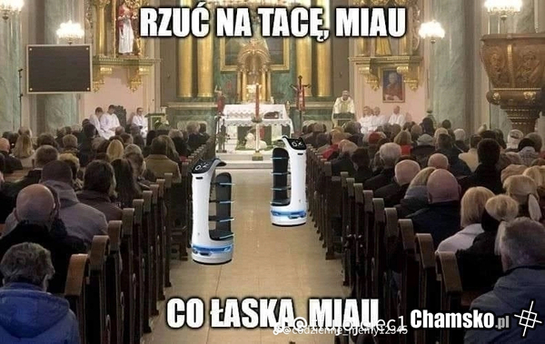 Kerfuś na uługach klech.