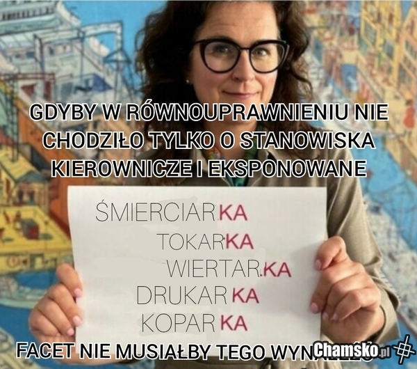 Kiedy równouprawnienie przy łopacie?
