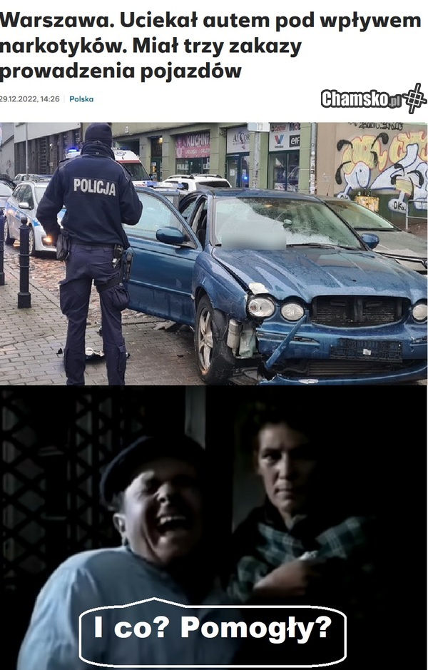 Miał trzy zakazy i...