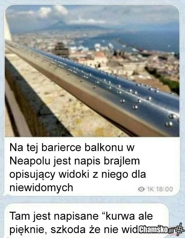 Dla niewidomego każdy humor jest czarny