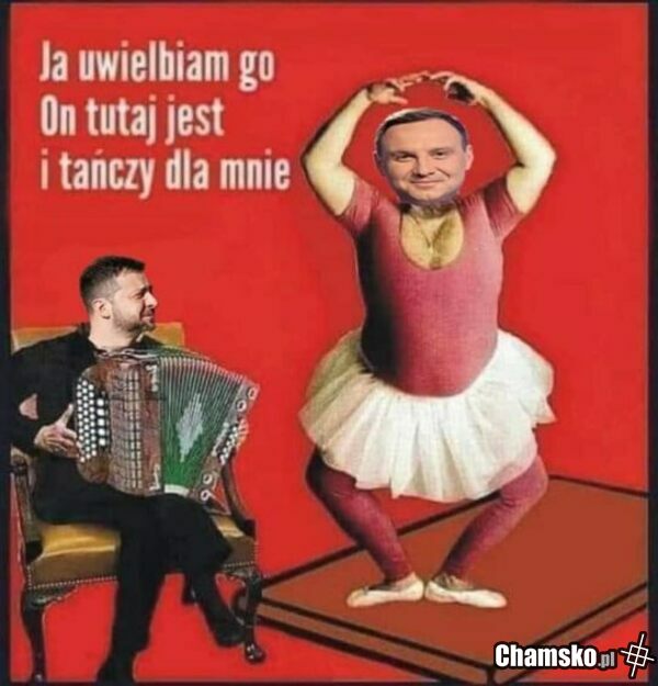komik i jego klaun
