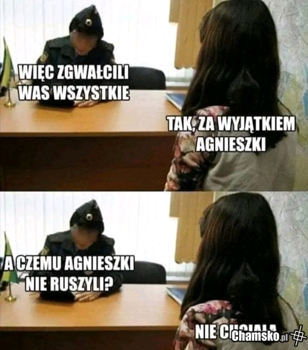 Na przesłuchaniu.
