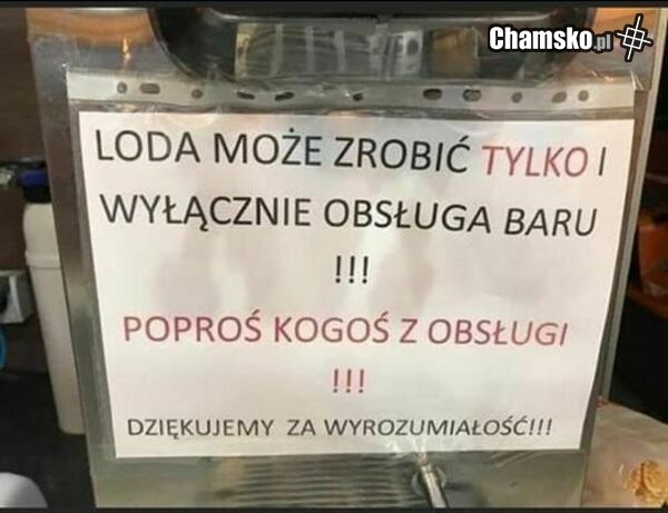 Kto może zrobić loda?