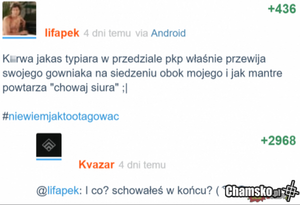 Ciekawe czy schował.