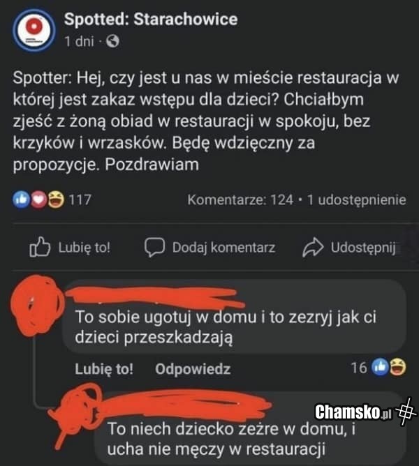 Restauracja bez dzieci