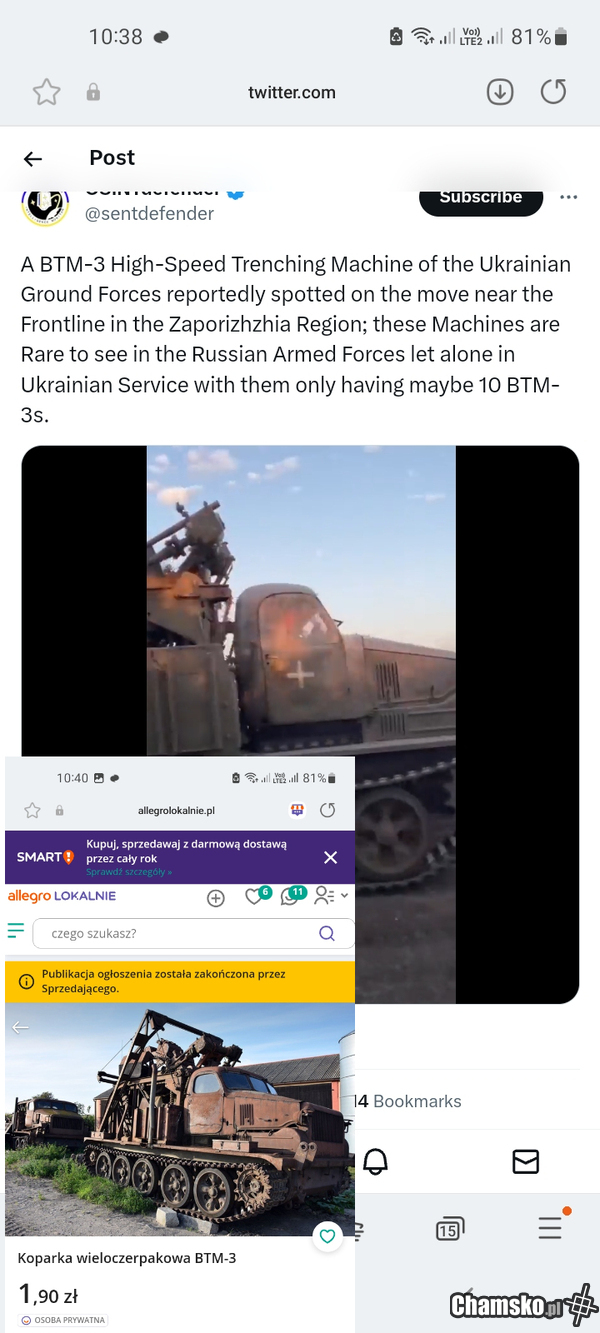 Jedna jest u nas