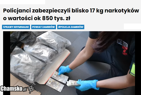 w Zambrowie DZISIAJ nie ćpiemy