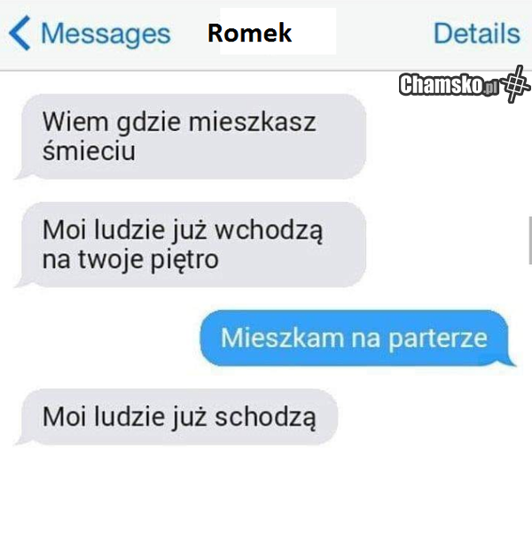 za zruchanie Grażyny