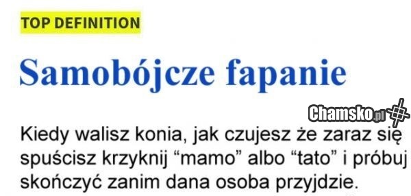 Samobójcze fapanie