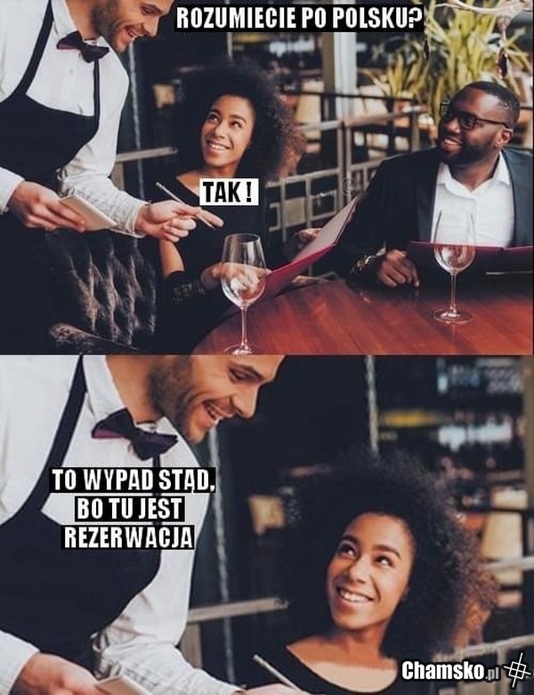 W restauracji