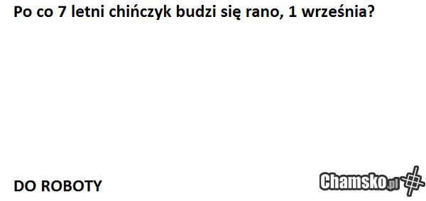 DO SZKOŁY!!!