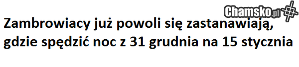 Zapraszamy wszystkie ścierwa
