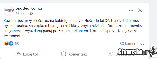 spotted łomża