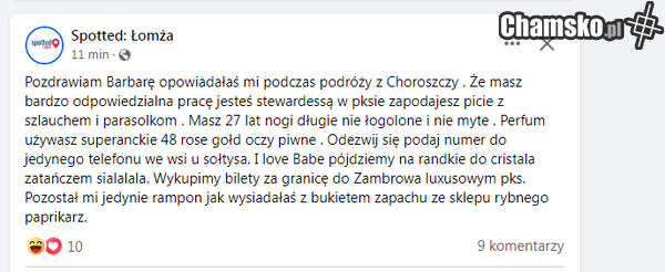 spotted łomża