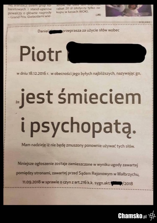 Wykonanie wyroku sądu