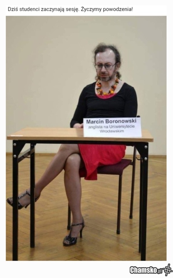 Strach pomyśleć jak wyglądają u takiego egzaminy ustne...