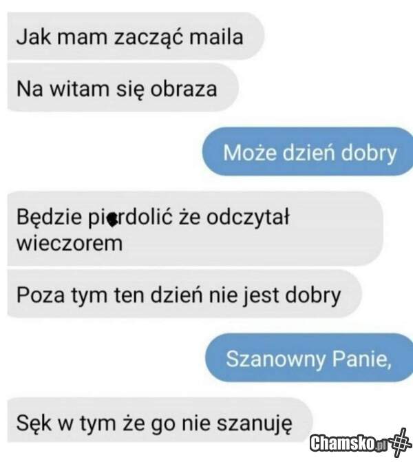 Brak wspólnego języka...