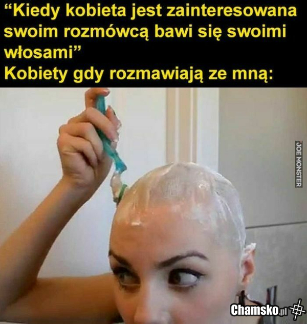 Zabawa włosami