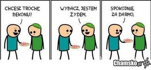 Może bekon jest źle doprawiony?