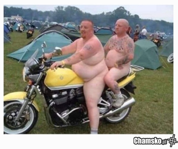 Typowi motocykliści na tych swoich zamkniętych dla reszty imprezach...