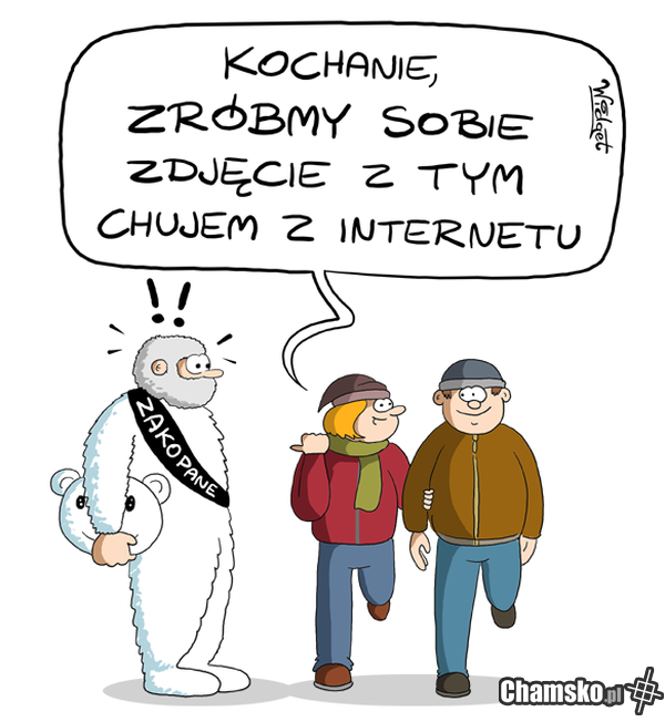 Miś na Krupówkach