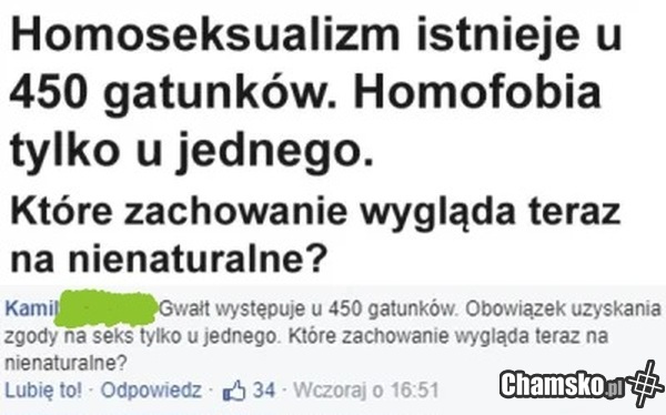 Bo człowiek nie jest zwierzęciem! (nie dotyczy LGBT)