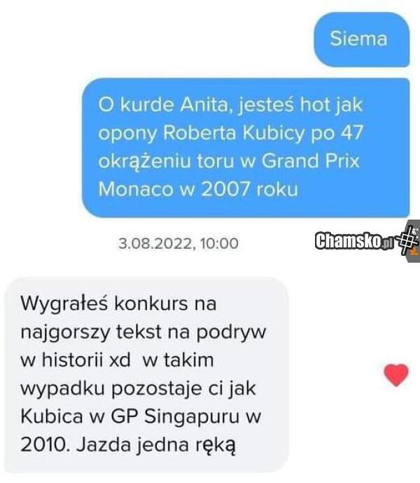 Najgorszy tekst na podryw