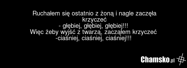 Igraszki z żoną